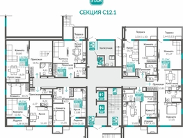 Продается 1-комнатная квартира Тюльпаны, 38.51  м&sup2;, 6123090 рублей