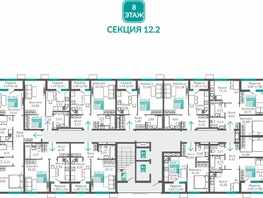 Продается 2-комнатная квартира Тюльпаны, 57.99  м&sup2;, 9104430 рублей