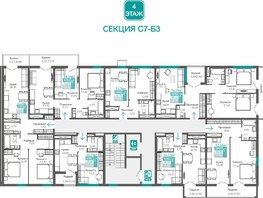 Продается 2-комнатная квартира ЖК Абрикос - 2, 69.11  м&sup2;, 10159170 рублей