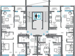 Продается 3-комнатная квартира ЖК На Фонтанке, 72.6  м&sup2;, 18919240 рублей