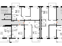 Продается 2-комнатная квартира ЖК Доброгород, 66.1  м&sup2;, 12606500 рублей