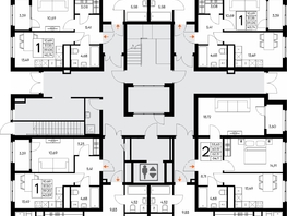 Продается 2-комнатная квартира ЖК Листория, этап 3, 63.02  м&sup2;, 10083200 рублей