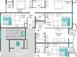 Продается 1-комнатная квартира ЖК Подсолнух, 40.3  м&sup2;, 6632034 рублей