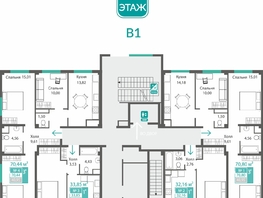 Продается 1-комнатная квартира ЖК Прополис, 33.85  м&sup2;, 4569750 рублей