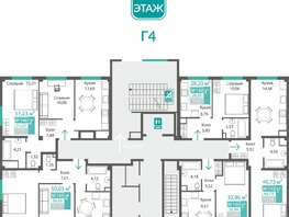 Продается 1-комнатная квартира ЖК Прополис, 40.73  м&sup2;, 5498550 рублей