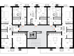 Продается 2-комнатная квартира ЖК Прибрежный дом, 72.69  м&sup2;, 14392620 рублей