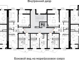 Продается 1-комнатная квартира ЖК Прибрежный дом, 34.44  м&sup2;, 7301280 рублей