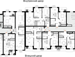 Продается 1-комнатная квартира ЖК Прибрежный дом, 41.54  м&sup2;, 8972640 рублей