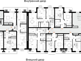 Продается 2-комнатная квартира ЖК Прибрежный дом, 68.6  м&sup2;, 13445600 рублей