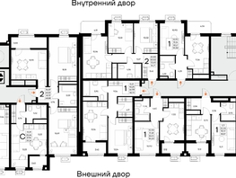 Продается 1-комнатная квартира ЖК Прибрежный дом, 41.54  м&sup2;, 8889560 рублей