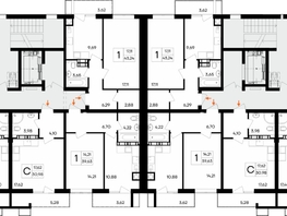 Продается 2-комнатная квартира ЖК Республика, 58.34  м&sup2;, 6825780 рублей