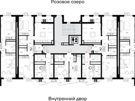 Продается 1-комнатная квартира ЖК Прибрежный дом, 34.72  м&sup2;, 7430080 рублей