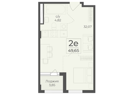 Продается 2-комнатная квартира ЖК Ботаника, сек 5-6, 49.65  м&sup2;, 18145585 рублей