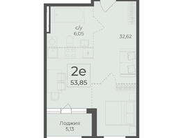 Продается 2-комнатная квартира ЖК Ботаника, сек 1-2, 53.85  м&sup2;, 18629407 рублей