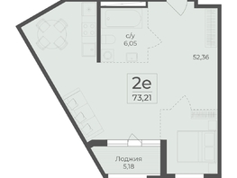 Продается 2-комнатная квартира ЖК Ботаника, сек 1-2, 73.21  м&sup2;, 26417828 рублей