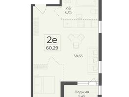 Продается 2-комнатная квартира ЖК Ботаника, сек 1-2, 60.29  м&sup2;, 21827994 рублей
