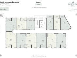 Продается 2-комнатная квартира ЖК Ботаника, сек 5-6, 56.56  м&sup2;, 20383092 рублей