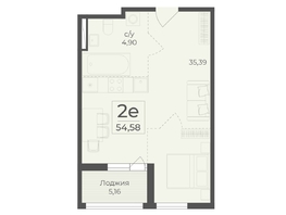 Продается 2-комнатная квартира ЖК Ботаника, сек 5-6, 54.58  м&sup2;, 20066337 рублей
