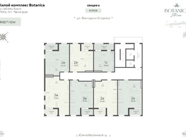 Продается 2-комнатная квартира ЖК Ботаника, сек 5-6, 53.83  м&sup2;, 19833663 рублей