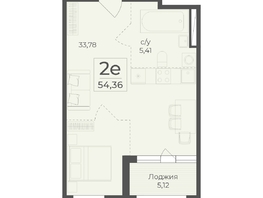 Продается 2-комнатная квартира ЖК Ботаника, сек 1-2, 54.36  м&sup2;, 18767790 рублей