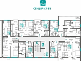 Продается 1-комнатная квартира ЖК Абрикос - 2, 48.9  м&sup2;, 8612757 рублей