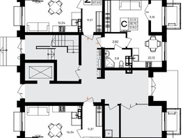 Продается 1-комнатная квартира ЖК Семисчастье, 33.7  м&sup2;, 7481400 рублей