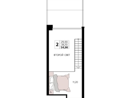 Продается Апартамент АК Атлантис Космос Крым, 54.9  м&sup2;, 31666320 рублей