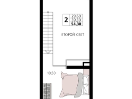 Продается Апартамент АК Атлантис Космос Крым, 54.3  м&sup2;, 31620000 рублей