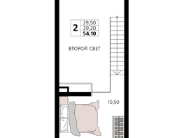 Продается Апартамент АК Атлантис Космос Крым, 54.1  м&sup2;, 31500000 рублей