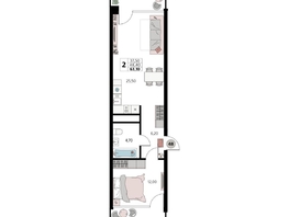 Продается Апартамент АК Атлантис Космос Крым, 63.1  м&sup2;, 25997200 рублей