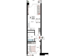 Продается Апартамент АК Атлантис Космос Крым, 63.2  м&sup2;, 28300000 рублей