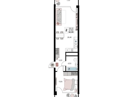 Продается Апартамент АК Атлантис Космос Крым, 62.4  м&sup2;, 29330000 рублей