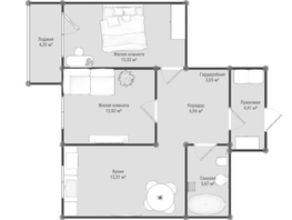 Продается 2-комнатная квартира ЖК Образцово, дома 9-10, 59.45  м&sup2;, 7966300 рублей