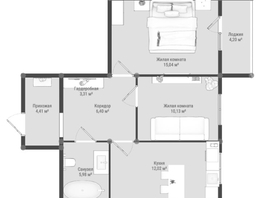 Продается 2-комнатная квартира ЖК Образцово, дома 9-10, 59.39  м&sup2;, 7780090 рублей