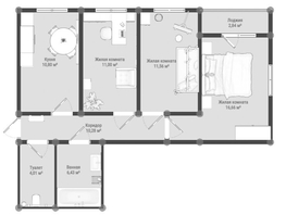 Продается 3-комнатная квартира ЖК Образцово, дома 9-10, 72.16  м&sup2;, 8947840 рублей