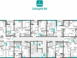Продается 1-комнатная квартира ЖК Горизонты 3, 31.05  м&sup2;, 5433750 рублей