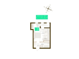 Продается Студия ЖК Молодежное, корп 1, 29.2  м&sup2;, 4672000 рублей