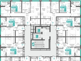 Продается 1-комнатная квартира ЖК Орион, 38.9  м&sup2;, 6224000 рублей
