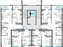 Продается 2-комнатная квартира ЖК На Фонтанке, 60.33  м&sup2;, 17345210 рублей