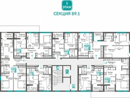 Продается 1-комнатная квартира ЖК Горизонты 3, 42.22  м&sup2;, 6544100 рублей