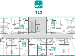 Продается 1-комнатная квартира ЖК Благо, 45.44  м&sup2;, 6983227 рублей