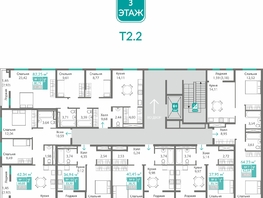 Продается 3-комнатная квартира ЖК Благо, 80.79  м&sup2;, 11571388 рублей