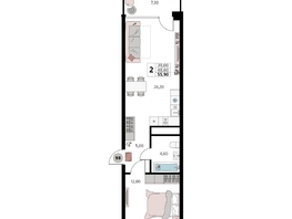 Продается Апартамент АК Атлантис Космос Крым, 55.9  м&sup2;, 25280000 рублей