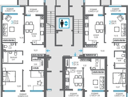 Продается 3-комнатная квартира ЖК На Фонтанке, 76.98  м&sup2;, 19130660 рублей