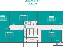 Продается Универ. помещ ЖК Абрикос - 2, 66.48  м&sup2;, 2659200 рублей