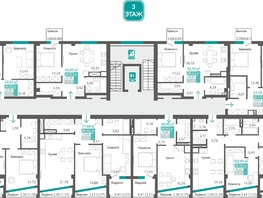 Продается 2-комнатная квартира  Клубный дом Маяковский, 72.98  м&sup2;, 13682874 рублей
