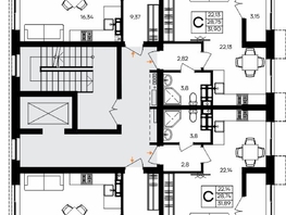 Продается 1-комнатная квартира ЖК Семисчастье, 34.17  м&sup2;, 7585740 рублей