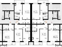 Продается 2-комнатная квартира ЖК Республика, 58.34  м&sup2;, 6825780 рублей