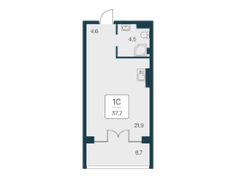 Продается Студия ЖК Вилла Маяк, дом 3, 37.7  м&sup2;, 14650000 рублей