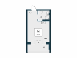Продается Студия ЖК Вилла Маяк, дом 3, 35.7  м&sup2;, 14150000 рублей